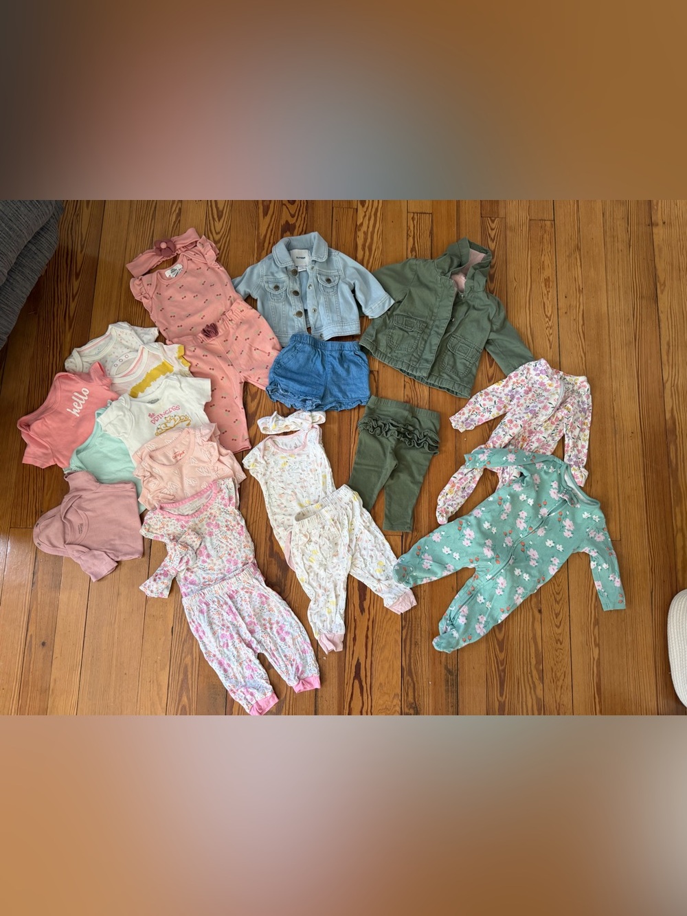 Baby Girl 3-6 Month Clothing Bundle Old Navy GAP Carter’s Cat & Jack 18+ Pc